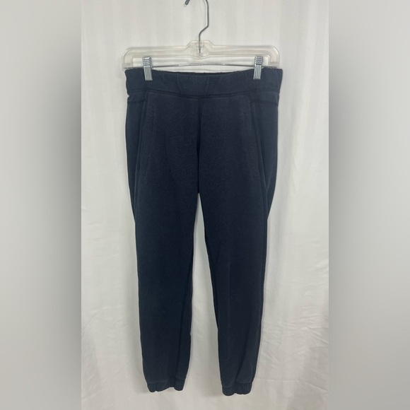 LULULEMON Heathered Navy Joggers. - Picture 2 of 5